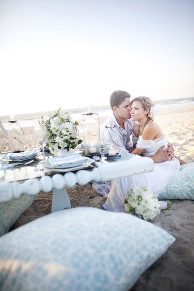 tableart wedding proposal on the beach Πρόταση γάμου στην παραλία
