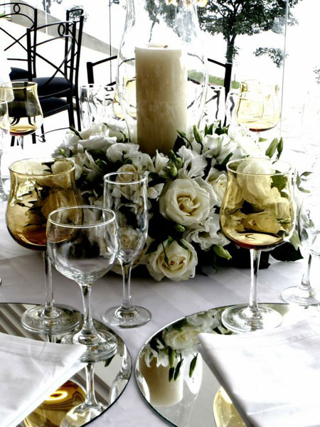 tableart mirrors table setting 1 Καθρέφτες στο τραπέζι