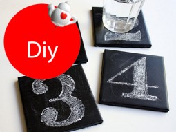 DIY: Σουβέρ μαυροπίνακα
