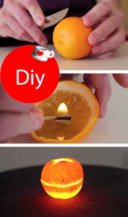 DIY: Μανταρίνι κερί