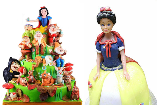 tableart snow white kids party cakes Παιδικό πάρτυ με θέμα τη Χιονάτη