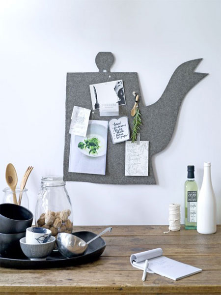 tableart teapot wall memo board Τσαγιέρα. Πίνακας ανακοινώσεων.