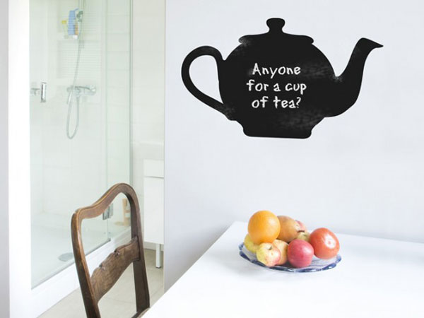 tableart teapot wall memo board  Τσαγιέρα. Πίνακας ανακοινώσεων.