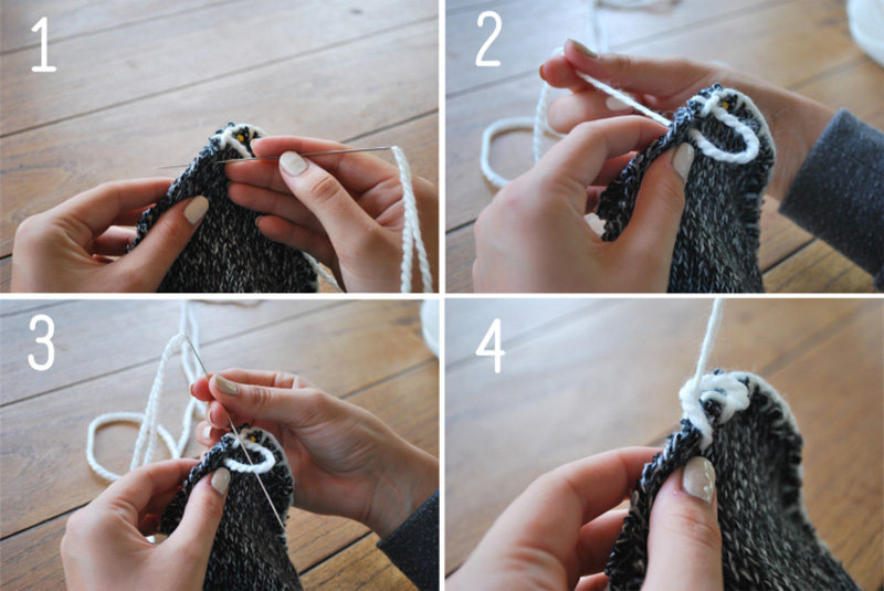 DIY: Πως να φτιάξεις παντόφλες από πουλόβερ