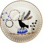 tableart_designers_meyer_lavigne_ceramic_indian_bird_platter